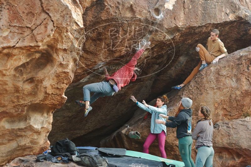 Bouldering in Hueco Tanks on 01/08/2020 with Blue Lizard Climbing and Yoga

Filename: SRM_20200108_1636360.jpg
Aperture: f/4.0
Shutter Speed: 1/400
Body: Canon EOS-1D Mark II
Lens: Canon EF 50mm f/1.8 II
