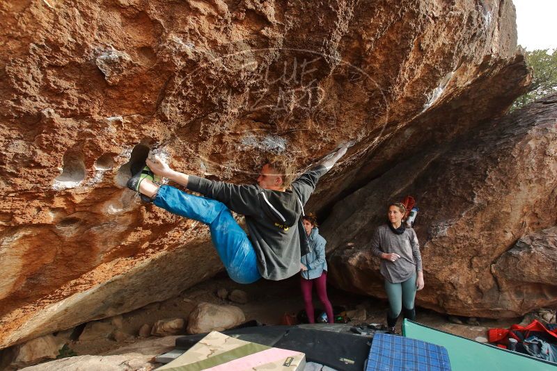 Bouldering in Hueco Tanks on 01/08/2020 with Blue Lizard Climbing and Yoga

Filename: SRM_20200108_1658110.jpg
Aperture: f/5.6
Shutter Speed: 1/320
Body: Canon EOS-1D Mark II
Lens: Canon EF 16-35mm f/2.8 L