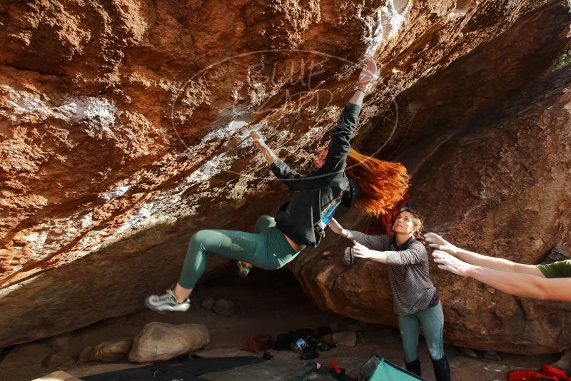 Bouldering in Hueco Tanks on 01/08/2020 with Blue Lizard Climbing and Yoga
Filename: SRM_20200108_1703460.jpg
Aperture: f/6.3
Shutter Speed: 1/320
Body: Canon EOS-1D Mark II
Lens: Canon EF 16-35mm f/2.8 L