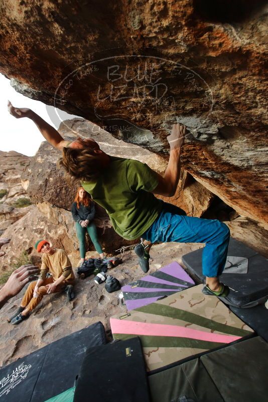 Bouldering in Hueco Tanks on 01/08/2020 with Blue Lizard Climbing and Yoga
Filename: SRM_20200108_1716050.jpg
Aperture: f/5.0
Shutter Speed: 1/500
Body: Canon EOS-1D Mark II
Lens: Canon EF 16-35mm f/2.8 L