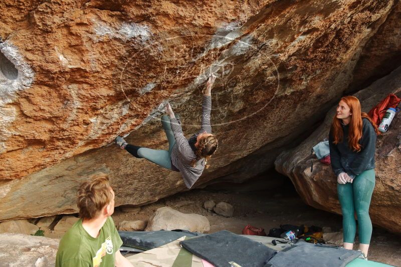 Bouldering in Hueco Tanks on 01/08/2020 with Blue Lizard Climbing and Yoga

Filename: SRM_20200108_1719090.jpg
Aperture: f/4.0
Shutter Speed: 1/400
Body: Canon EOS-1D Mark II
Lens: Canon EF 16-35mm f/2.8 L