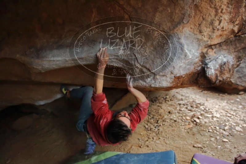 Bouldering in Hueco Tanks on 01/08/2020 with Blue Lizard Climbing and Yoga

Filename: SRM_20200108_1727330.jpg
Aperture: f/3.2
Shutter Speed: 1/200
Body: Canon EOS-1D Mark II
Lens: Canon EF 16-35mm f/2.8 L