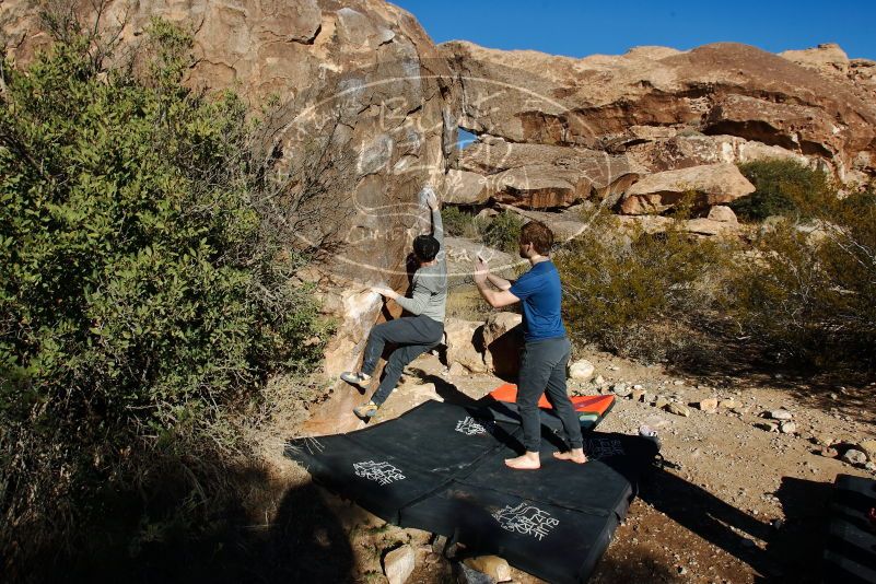 Bouldering in Hueco Tanks on 01/12/2020 with Blue Lizard Climbing and Yoga

Filename: SRM_20200112_1030500.jpg
Aperture: f/8.0
Shutter Speed: 1/250
Body: Canon EOS-1D Mark II
Lens: Canon EF 16-35mm f/2.8 L