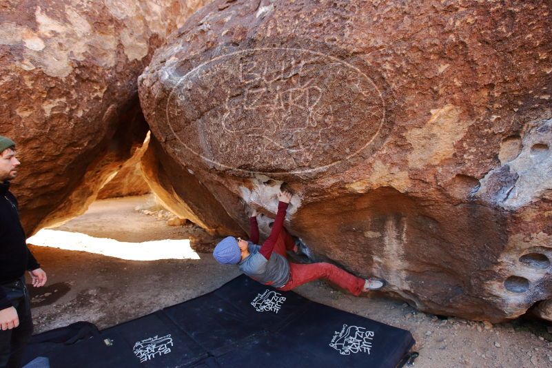 Bouldering in Hueco Tanks on 01/12/2020 with Blue Lizard Climbing and Yoga

Filename: SRM_20200112_1134430.jpg
Aperture: f/4.5
Shutter Speed: 1/250
Body: Canon EOS-1D Mark II
Lens: Canon EF 16-35mm f/2.8 L