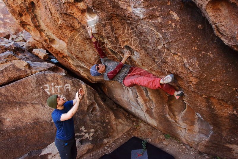Bouldering in Hueco Tanks on 01/12/2020 with Blue Lizard Climbing and Yoga
Filename: SRM_20200112_1155060.jpg
Aperture: f/5.0
Shutter Speed: 1/250
Body: Canon EOS-1D Mark II
Lens: Canon EF 16-35mm f/2.8 L