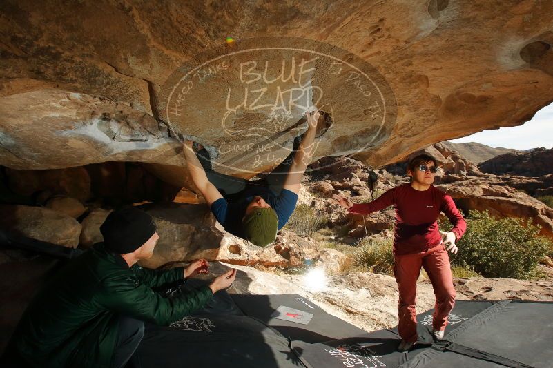 Bouldering in Hueco Tanks on 01/12/2020 with Blue Lizard Climbing and Yoga

Filename: SRM_20200112_1321120.jpg
Aperture: f/8.0
Shutter Speed: 1/250
Body: Canon EOS-1D Mark II
Lens: Canon EF 16-35mm f/2.8 L