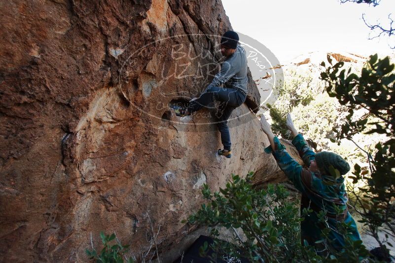 Bouldering in Hueco Tanks on 01/12/2020 with Blue Lizard Climbing and Yoga

Filename: SRM_20200112_1548560.jpg
Aperture: f/6.3
Shutter Speed: 1/250
Body: Canon EOS-1D Mark II
Lens: Canon EF 16-35mm f/2.8 L
