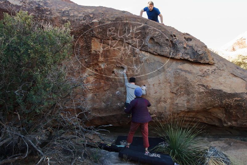 Bouldering in Hueco Tanks on 01/12/2020 with Blue Lizard Climbing and Yoga
Filename: SRM_20200112_1557240.jpg
Aperture: f/6.3
Shutter Speed: 1/250
Body: Canon EOS-1D Mark II
Lens: Canon EF 16-35mm f/2.8 L