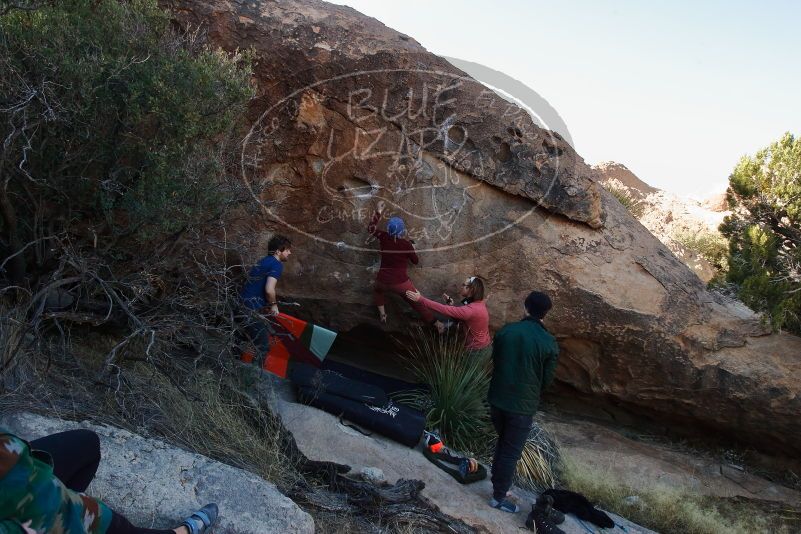 Bouldering in Hueco Tanks on 01/12/2020 with Blue Lizard Climbing and Yoga

Filename: SRM_20200112_1603380.jpg
Aperture: f/7.1
Shutter Speed: 1/250
Body: Canon EOS-1D Mark II
Lens: Canon EF 16-35mm f/2.8 L