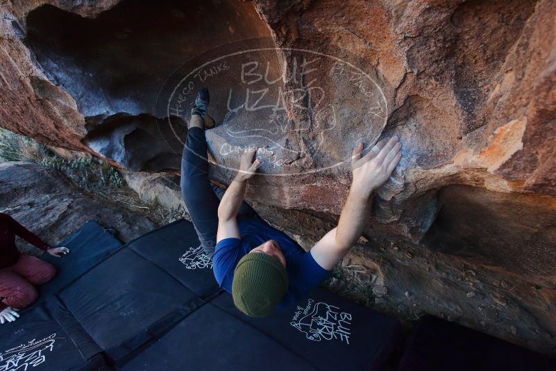 Bouldering in Hueco Tanks on 01/12/2020 with Blue Lizard Climbing and Yoga
Filename: SRM_20200112_1658021.jpg
Aperture: f/5.6
Shutter Speed: 1/250
Body: Canon EOS-1D Mark II
Lens: Canon EF 16-35mm f/2.8 L