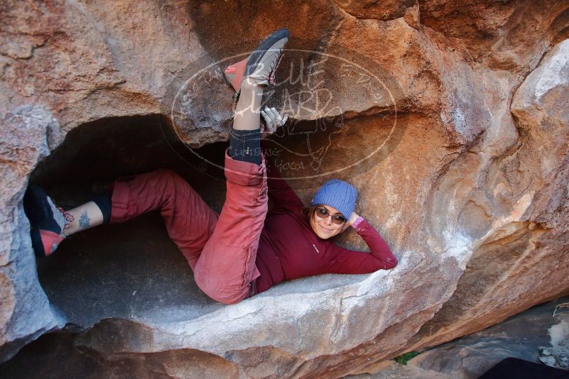 Bouldering in Hueco Tanks on 01/12/2020 with Blue Lizard Climbing and Yoga
Filename: SRM_20200112_1709100.jpg
Aperture: f/3.5
Shutter Speed: 1/250
Body: Canon EOS-1D Mark II
Lens: Canon EF 16-35mm f/2.8 L