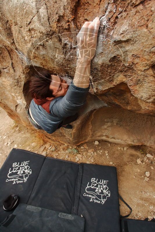 Bouldering in Hueco Tanks on 01/16/2020 with Blue Lizard Climbing and Yoga

Filename: SRM_20200116_1017000.jpg
Aperture: f/7.1
Shutter Speed: 1/200
Body: Canon EOS-1D Mark II
Lens: Canon EF 16-35mm f/2.8 L