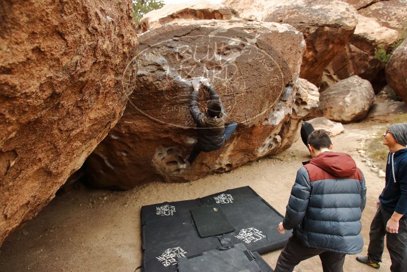 Bouldering in Hueco Tanks on 01/16/2020 with Blue Lizard Climbing and Yoga

Filename: SRM_20200116_1029110.jpg
Aperture: f/4.5
Shutter Speed: 1/320
Body: Canon EOS-1D Mark II
Lens: Canon EF 16-35mm f/2.8 L