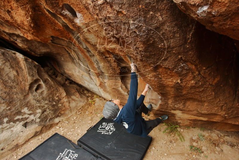 Bouldering in Hueco Tanks on 01/16/2020 with Blue Lizard Climbing and Yoga
Filename: SRM_20200116_1034360.jpg
Aperture: f/3.5
Shutter Speed: 1/320
Body: Canon EOS-1D Mark II
Lens: Canon EF 16-35mm f/2.8 L