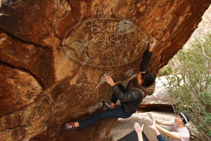 Bouldering in Hueco Tanks on 01/16/2020 with Blue Lizard Climbing and Yoga

Filename: SRM_20200116_1052080.jpg
Aperture: f/5.0
Shutter Speed: 1/250
Body: Canon EOS-1D Mark II
Lens: Canon EF 16-35mm f/2.8 L