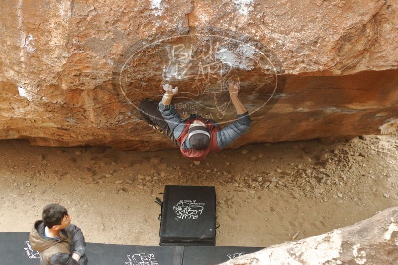Bouldering in Hueco Tanks on 01/16/2020 with Blue Lizard Climbing and Yoga

Filename: SRM_20200116_1155100.jpg
Aperture: f/2.8
Shutter Speed: 1/320
Body: Canon EOS-1D Mark II
Lens: Canon EF 50mm f/1.8 II