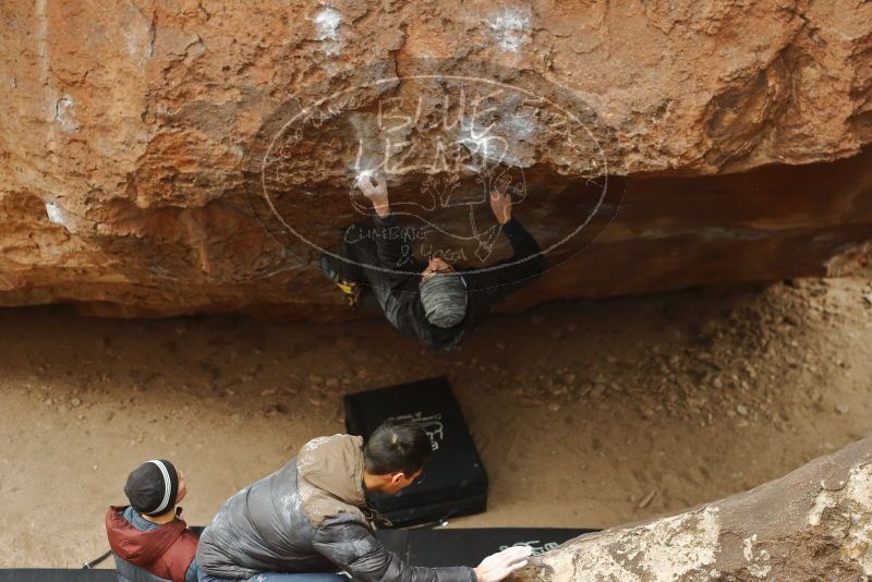 Bouldering in Hueco Tanks on 01/16/2020 with Blue Lizard Climbing and Yoga

Filename: SRM_20200116_1204060.jpg
Aperture: f/3.5
Shutter Speed: 1/320
Body: Canon EOS-1D Mark II
Lens: Canon EF 50mm f/1.8 II