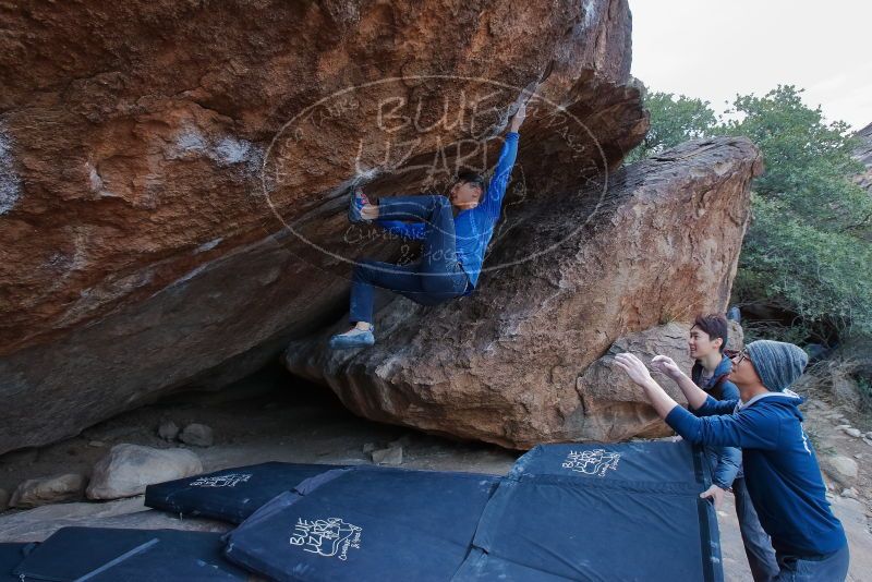 Bouldering in Hueco Tanks on 01/16/2020 with Blue Lizard Climbing and Yoga

Filename: SRM_20200116_1355400.jpg
Aperture: f/7.1
Shutter Speed: 1/320
Body: Canon EOS-1D Mark II
Lens: Canon EF 16-35mm f/2.8 L