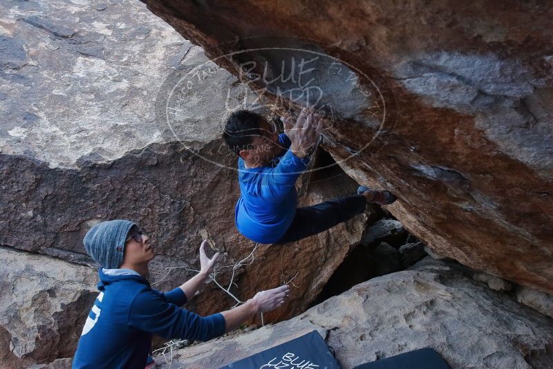 Bouldering in Hueco Tanks on 01/16/2020 with Blue Lizard Climbing and Yoga

Filename: SRM_20200116_1404231.jpg
Aperture: f/7.1
Shutter Speed: 1/320
Body: Canon EOS-1D Mark II
Lens: Canon EF 16-35mm f/2.8 L