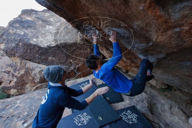 Bouldering in Hueco Tanks on 01/16/2020 with Blue Lizard Climbing and Yoga

Filename: SRM_20200116_1404580.jpg
Aperture: f/6.3
Shutter Speed: 1/320
Body: Canon EOS-1D Mark II
Lens: Canon EF 16-35mm f/2.8 L
