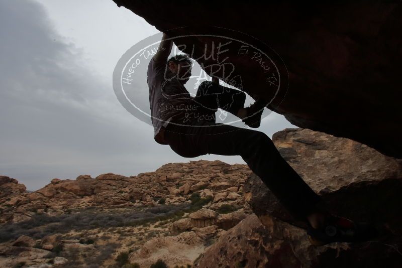 Bouldering in Hueco Tanks on 01/16/2020 with Blue Lizard Climbing and Yoga

Filename: SRM_20200116_1407431.jpg
Aperture: f/11.0
Shutter Speed: 1/320
Body: Canon EOS-1D Mark II
Lens: Canon EF 16-35mm f/2.8 L