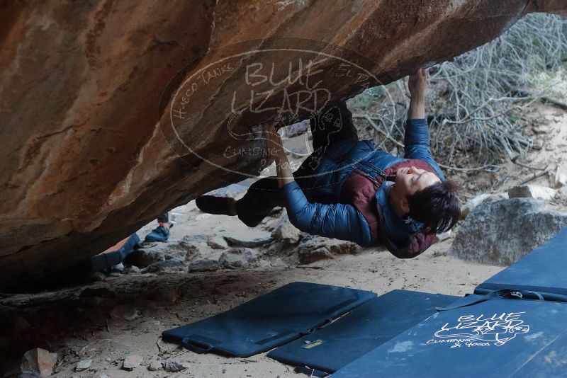 Bouldering in Hueco Tanks on 01/16/2020 with Blue Lizard Climbing and Yoga

Filename: SRM_20200116_1440530.jpg
Aperture: f/3.5
Shutter Speed: 1/250
Body: Canon EOS-1D Mark II
Lens: Canon EF 50mm f/1.8 II