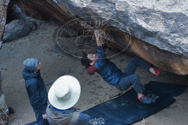 Bouldering in Hueco Tanks on 01/16/2020 with Blue Lizard Climbing and Yoga

Filename: SRM_20200116_1456530.jpg
Aperture: f/4.5
Shutter Speed: 1/250
Body: Canon EOS-1D Mark II
Lens: Canon EF 50mm f/1.8 II