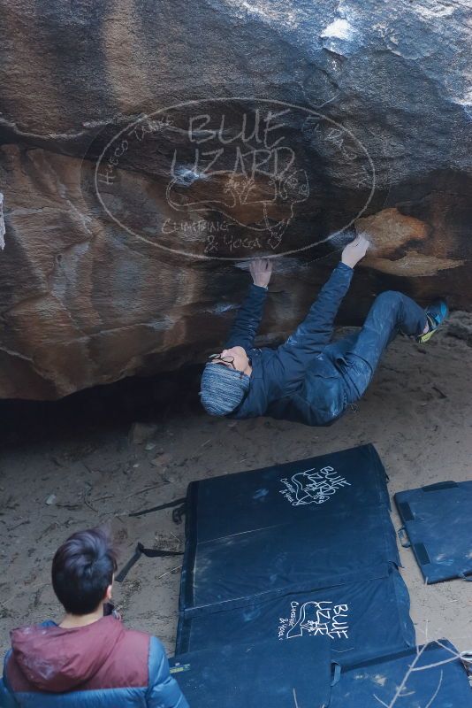 Bouldering in Hueco Tanks on 01/16/2020 with Blue Lizard Climbing and Yoga

Filename: SRM_20200116_1508540.jpg
Aperture: f/3.5
Shutter Speed: 1/250
Body: Canon EOS-1D Mark II
Lens: Canon EF 50mm f/1.8 II