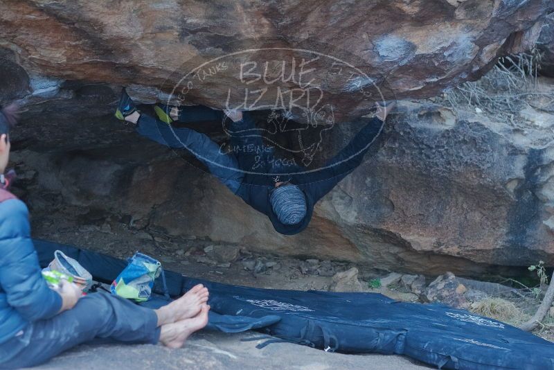 Bouldering in Hueco Tanks on 01/16/2020 with Blue Lizard Climbing and Yoga

Filename: SRM_20200116_1555000.jpg
Aperture: f/3.5
Shutter Speed: 1/250
Body: Canon EOS-1D Mark II
Lens: Canon EF 50mm f/1.8 II