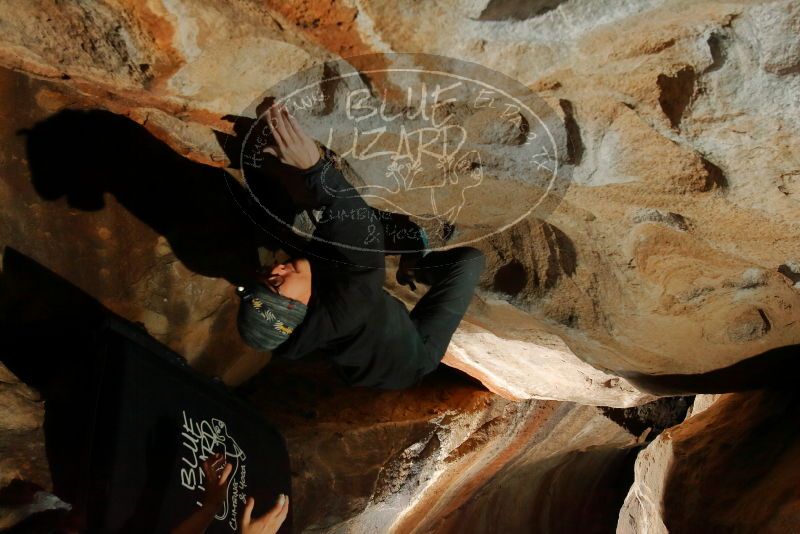 Bouldering in Hueco Tanks on 01/16/2020 with Blue Lizard Climbing and Yoga

Filename: SRM_20200116_1708000.jpg
Aperture: f/8.0
Shutter Speed: 1/250
Body: Canon EOS-1D Mark II
Lens: Canon EF 16-35mm f/2.8 L