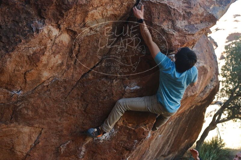 Bouldering in Hueco Tanks on 01/18/2020 with Blue Lizard Climbing and Yoga

Filename: SRM_20200118_1118241.jpg
Aperture: f/4.5
Shutter Speed: 1/250
Body: Canon EOS-1D Mark II
Lens: Canon EF 50mm f/1.8 II
