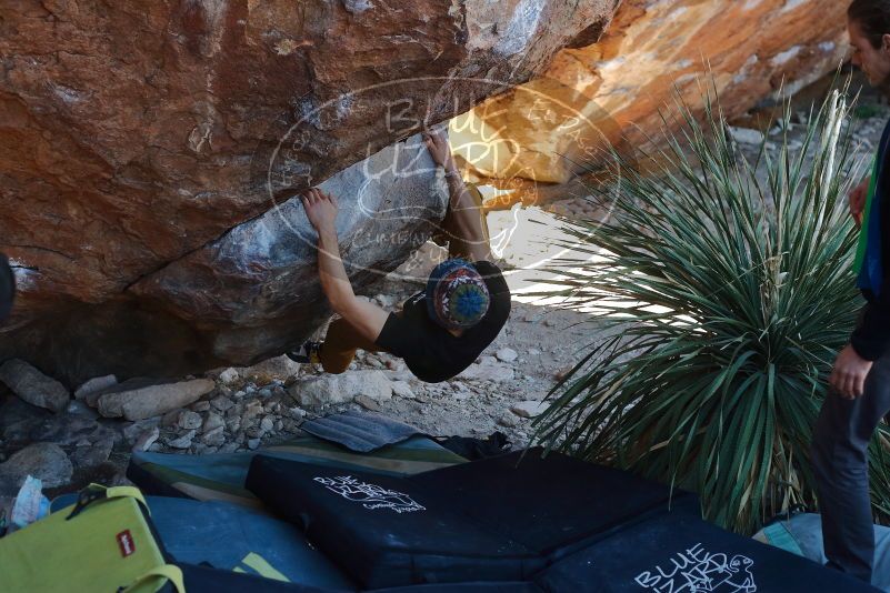 Bouldering in Hueco Tanks on 01/18/2020 with Blue Lizard Climbing and Yoga

Filename: SRM_20200118_1127570.jpg
Aperture: f/3.5
Shutter Speed: 1/320
Body: Canon EOS-1D Mark II
Lens: Canon EF 50mm f/1.8 II