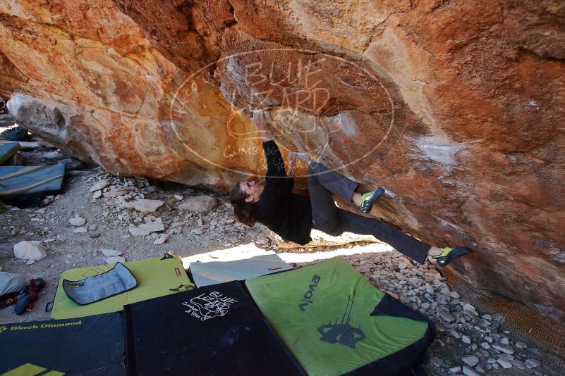 Bouldering in Hueco Tanks on 01/18/2020 with Blue Lizard Climbing and Yoga

Filename: SRM_20200118_1202470.jpg
Aperture: f/5.0
Shutter Speed: 1/250
Body: Canon EOS-1D Mark II
Lens: Canon EF 16-35mm f/2.8 L