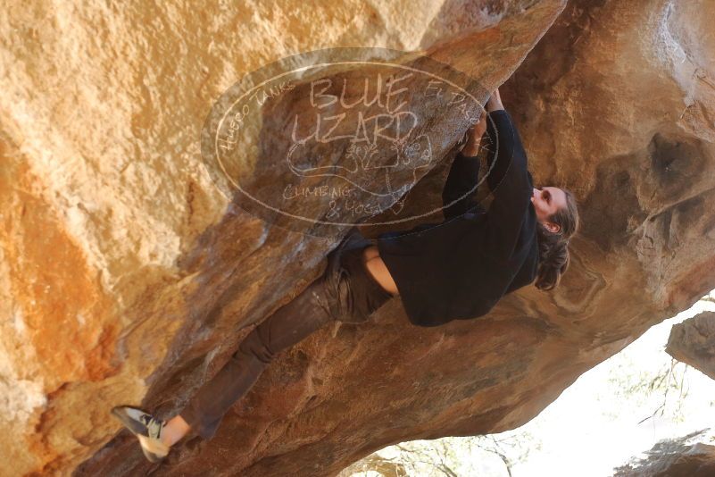 Bouldering in Hueco Tanks on 01/18/2020 with Blue Lizard Climbing and Yoga

Filename: SRM_20200118_1401160.jpg
Aperture: f/2.5
Shutter Speed: 1/250
Body: Canon EOS-1D Mark II
Lens: Canon EF 50mm f/1.8 II