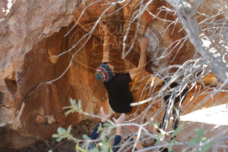 Bouldering in Hueco Tanks on 01/18/2020 with Blue Lizard Climbing and Yoga
Filename: SRM_20200118_1406090.jpg
Aperture: f/4.0
Shutter Speed: 1/250
Body: Canon EOS-1D Mark II
Lens: Canon EF 50mm f/1.8 II