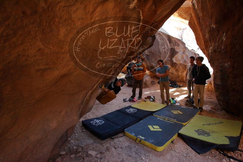 Bouldering in Hueco Tanks on 01/18/2020 with Blue Lizard Climbing and Yoga

Filename: SRM_20200118_1543170.jpg
Aperture: f/3.5
Shutter Speed: 1/250
Body: Canon EOS-1D Mark II
Lens: Canon EF 16-35mm f/2.8 L