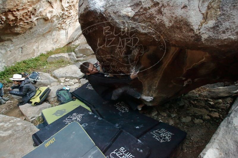 Bouldering in Hueco Tanks on 01/18/2020 with Blue Lizard Climbing and Yoga

Filename: SRM_20200118_1739390.jpg
Aperture: f/4.0
Shutter Speed: 1/200
Body: Canon EOS-1D Mark II
Lens: Canon EF 16-35mm f/2.8 L