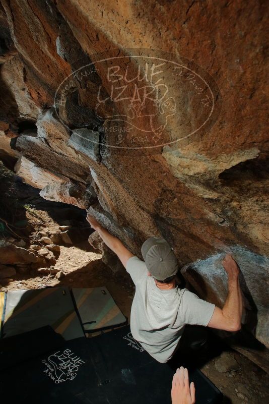 Bouldering in Hueco Tanks on 01/19/2020 with Blue Lizard Climbing and Yoga
Filename: SRM_20200119_1207130.jpg
Aperture: f/8.0
Shutter Speed: 1/250
Body: Canon EOS-1D Mark II
Lens: Canon EF 16-35mm f/2.8 L