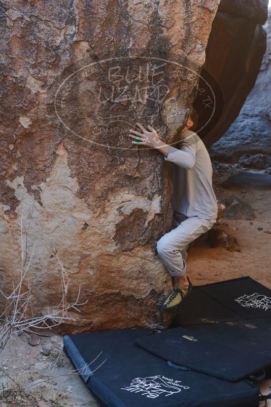 Bouldering in Hueco Tanks on 01/19/2020 with Blue Lizard Climbing and Yoga

Filename: SRM_20200119_1259220.jpg
Aperture: f/4.0
Shutter Speed: 1/320
Body: Canon EOS-1D Mark II
Lens: Canon EF 50mm f/1.8 II