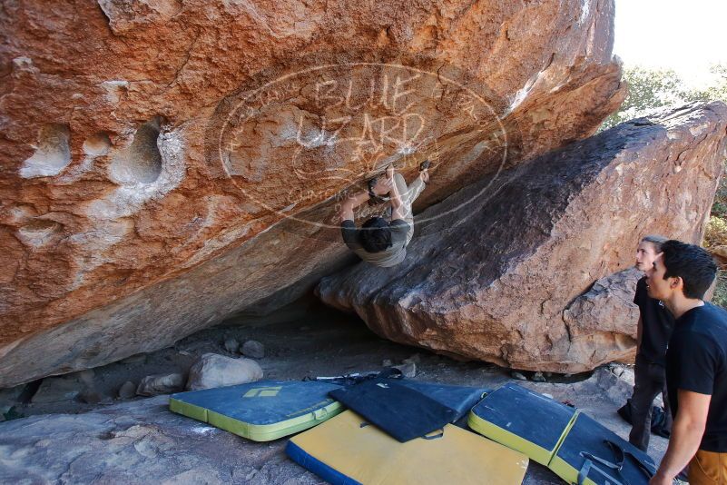 Bouldering in Hueco Tanks on 01/19/2020 with Blue Lizard Climbing and Yoga
Filename: SRM_20200119_1305360.jpg
Aperture: f/5.0
Shutter Speed: 1/320
Body: Canon EOS-1D Mark II
Lens: Canon EF 16-35mm f/2.8 L
