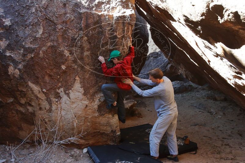 Bouldering in Hueco Tanks on 01/19/2020 with Blue Lizard Climbing and Yoga
Filename: SRM_20200119_1333170.jpg
Aperture: f/5.0
Shutter Speed: 1/320
Body: Canon EOS-1D Mark II
Lens: Canon EF 16-35mm f/2.8 L