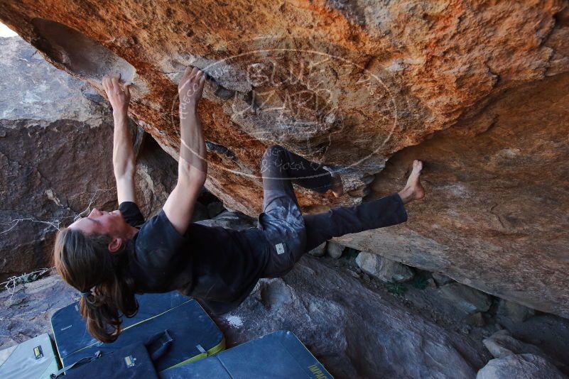 Bouldering in Hueco Tanks on 01/19/2020 with Blue Lizard Climbing and Yoga
Filename: SRM_20200119_1338100.jpg
Aperture: f/5.0
Shutter Speed: 1/320
Body: Canon EOS-1D Mark II
Lens: Canon EF 16-35mm f/2.8 L