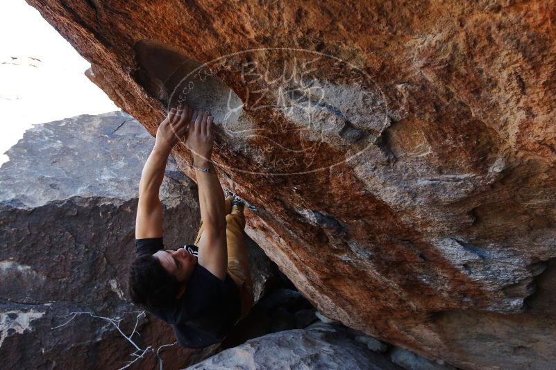 Bouldering in Hueco Tanks on 01/19/2020 with Blue Lizard Climbing and Yoga

Filename: SRM_20200119_1342240.jpg
Aperture: f/5.6
Shutter Speed: 1/320
Body: Canon EOS-1D Mark II
Lens: Canon EF 16-35mm f/2.8 L