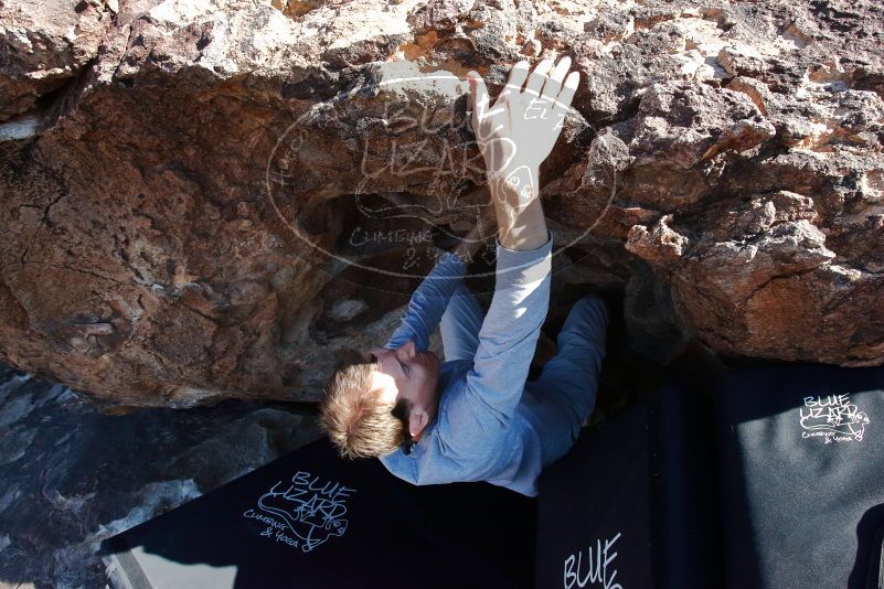 Bouldering in Hueco Tanks on 01/19/2020 with Blue Lizard Climbing and Yoga

Filename: SRM_20200119_1456300.jpg
Aperture: f/9.0
Shutter Speed: 1/320
Body: Canon EOS-1D Mark II
Lens: Canon EF 16-35mm f/2.8 L