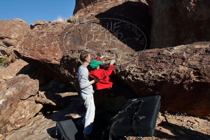 Bouldering in Hueco Tanks on 01/19/2020 with Blue Lizard Climbing and Yoga
Filename: SRM_20200119_1513310.jpg
Aperture: f/8.0
Shutter Speed: 1/500
Body: Canon EOS-1D Mark II
Lens: Canon EF 16-35mm f/2.8 L