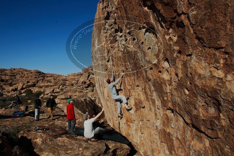 Bouldering in Hueco Tanks on 01/19/2020 with Blue Lizard Climbing and Yoga
Filename: SRM_20200119_1519170.jpg
Aperture: f/9.0
Shutter Speed: 1/500
Body: Canon EOS-1D Mark II
Lens: Canon EF 16-35mm f/2.8 L