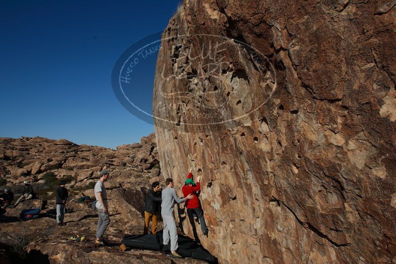 Bouldering in Hueco Tanks on 01/19/2020 with Blue Lizard Climbing and Yoga

Filename: SRM_20200119_1522080.jpg
Aperture: f/6.3
Shutter Speed: 1/500
Body: Canon EOS-1D Mark II
Lens: Canon EF 16-35mm f/2.8 L