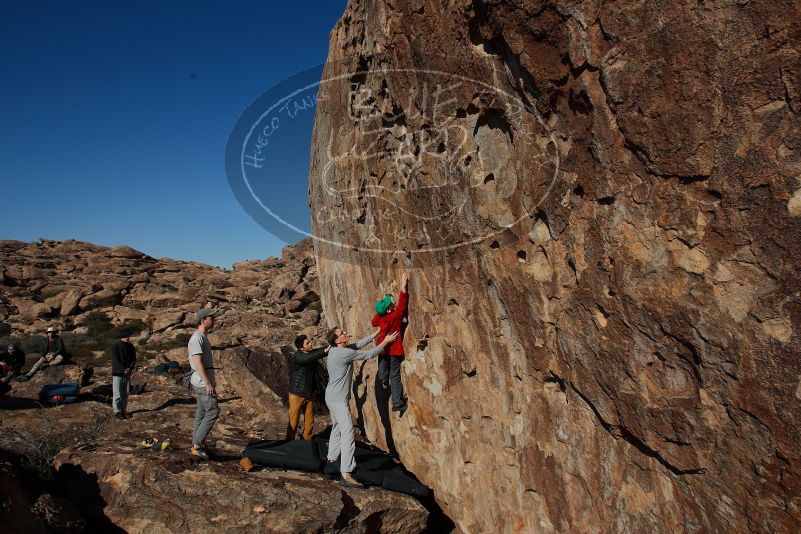 Bouldering in Hueco Tanks on 01/19/2020 with Blue Lizard Climbing and Yoga

Filename: SRM_20200119_1522170.jpg
Aperture: f/6.3
Shutter Speed: 1/500
Body: Canon EOS-1D Mark II
Lens: Canon EF 16-35mm f/2.8 L