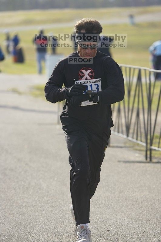 Larry Bright, 1:33:49, finishing the Decker Challenge 20K 2006 road race.

Filename: SRM_20061203_0938268.jpg
Aperture: f/4.0
Shutter Speed: 1/640
Body: Canon EOS-1D Mark II
Lens: Canon EF 80-200mm f/2.8 L