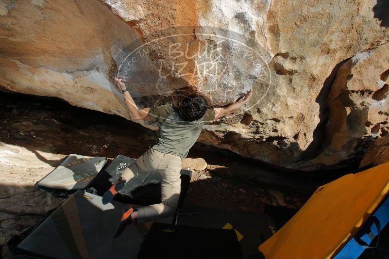 Bouldering in Hueco Tanks on 01/19/2020 with Blue Lizard Climbing and Yoga

Filename: SRM_20200119_1630380.jpg
Aperture: f/8.0
Shutter Speed: 1/250
Body: Canon EOS-1D Mark II
Lens: Canon EF 16-35mm f/2.8 L